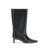 Staud Black Lamb Ovis Aries Aries High Heel Boots